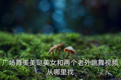 广场舞美美哒美女和两个老外跳舞视频从哪里找