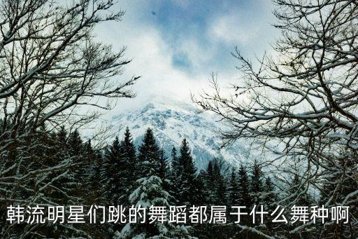 韩国现代舞是什么舞种，韩国现代舞是什么