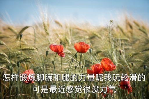 怎样锻炼脚腕和腿的力量呢我玩轮滑的可是最近感觉很没力气