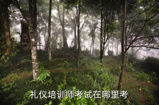 礼仪培训师考试在哪里考