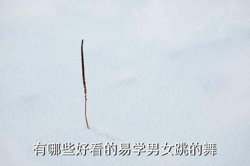 什么双人舞好学，有哪些好看的易学男女跳的舞