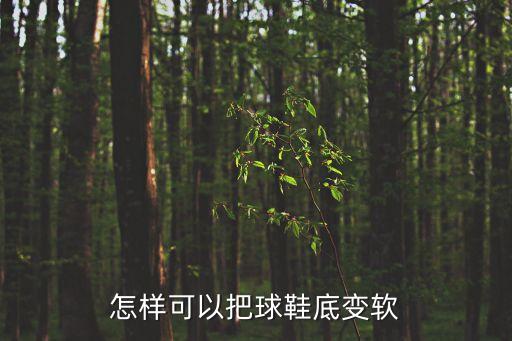 怎样可以把球鞋底变软
