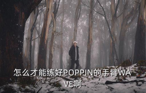 怎么才能练好POPPIN的手臂WAVE啊