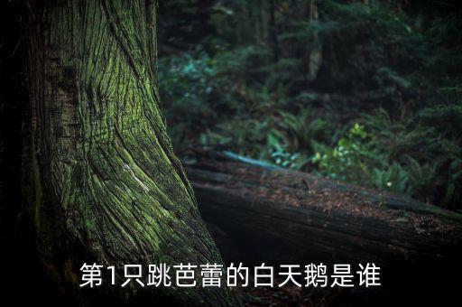 第1只跳芭蕾的白天鹅是谁