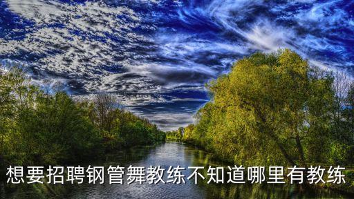 想要招聘钢管舞教练不知道哪里有教练