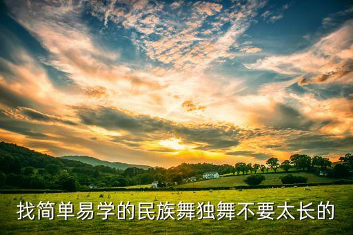 独舞有什么舞蹈视频，有谁知道几个优美的民族舞独舞啊急用