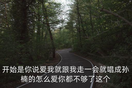 怎么爱你都不够广场舞，开始是你说爱我就跟我走一会就唱成孙楠的怎么爱你都不够了这个