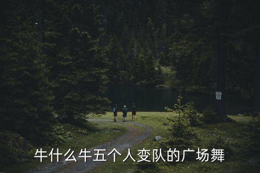 牛什么牛五个人变队的广场舞