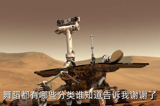舞蹈都有哪些分类谁知道告诉我谢谢了