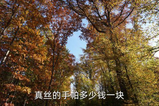 戏曲用的手绢多少钱一个，真丝的手帕多少钱一块
