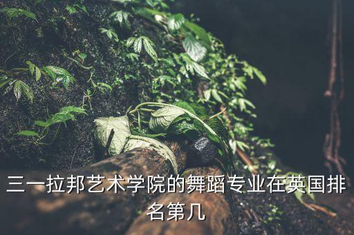 舞蹈学院全球排行榜，全球最好的几所芭蕾舞院校是哪个