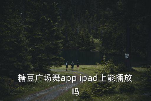 糖豆广场舞app ipad上能播放吗