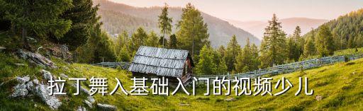 拉丁舞入基础入门的视频少儿