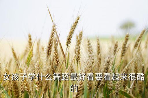 女孩子学什么舞蹈帅气，求比较适合女生跳的好学点的帅气舞蹈
