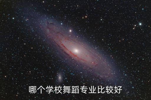 哪个学校舞蹈专业比较好