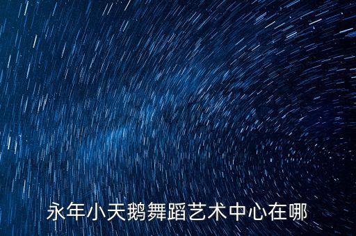 永年小天鹅舞蹈艺术中心在哪