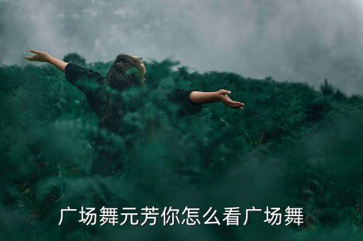 广场舞元芳你怎么看广场舞