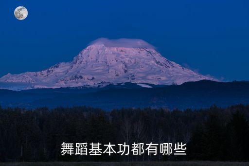 舞蹈基本功都有哪些