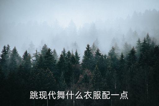 跳现代舞什么衣服配一点