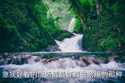 急找好看的广场舞最好舞曲劲爆的那种