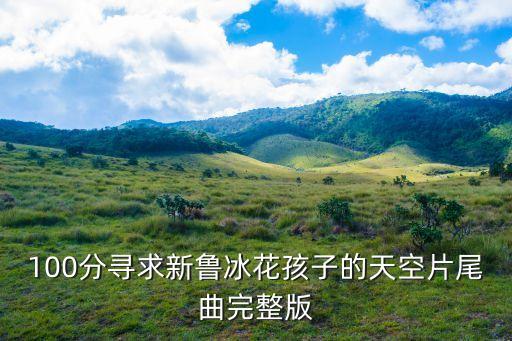 100分寻求新鲁冰花孩子的天空片尾曲完整版