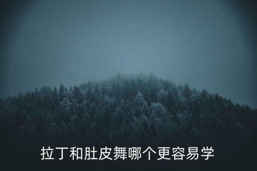 拉丁和肚皮舞哪个更容易学