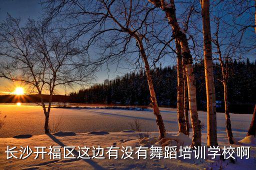招收初中生的舞蹈学院长沙有几所，长沙开福区这边有没有舞蹈培训学校啊