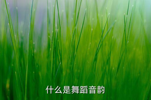 舞蹈韵律是什么，舞蹈声韵是什么