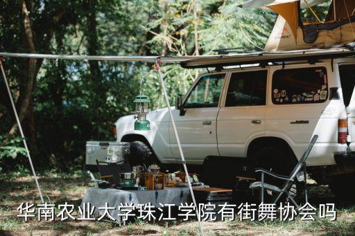 华南农业大学珠江学院有街舞协会吗