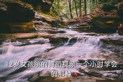 12岁女孩跳的舞蹈视频一个小时学会的那种