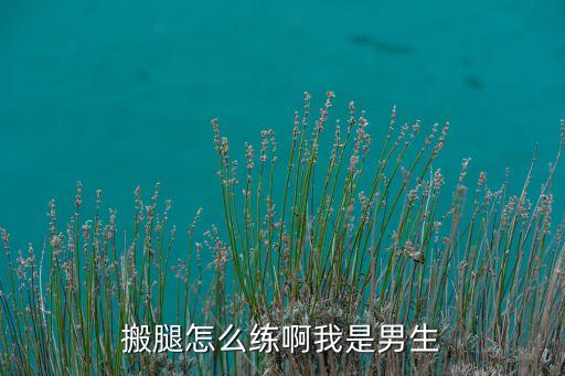 搬腿怎么练啊我是男生