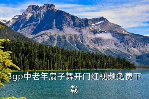 3gp中老年扇子舞开门红视频免费下载