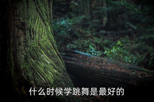 学舞蹈最基本的是什么时候，什么时候学跳舞是最好的