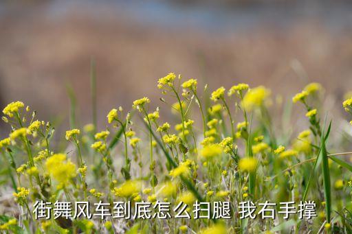 街舞风车腿怎么扫，breaking的风车开始的时候脚应该怎么扫