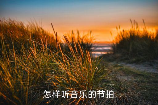 怎样听音乐的节拍