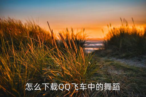 在游戏中舞蹈视频怎么下载，QQ游戏 热舞怎样下载