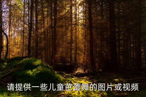 儿童芭蕾舞表演造型，请提供一些儿童芭蕾舞的图片或视频