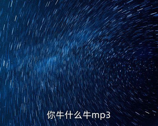 宣宣广场舞你牛什么牛，你牛什么牛mp3
