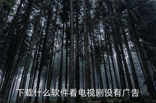 下载什么软件看电视剧没有广告