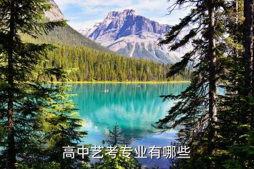 高中艺考专业有哪些