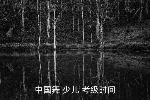 中国舞 少儿 考级时间