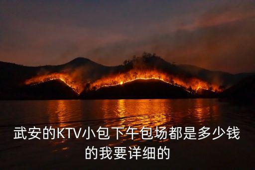 武安的KTV小包下午包场都是多少钱的我要详细的
