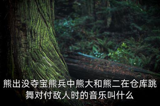 熊出没夺宝熊兵中熊大和熊二在仓库跳舞对付敌人时的音乐叫什么