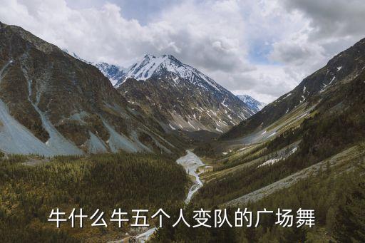 牛什么牛五个人变队的广场舞