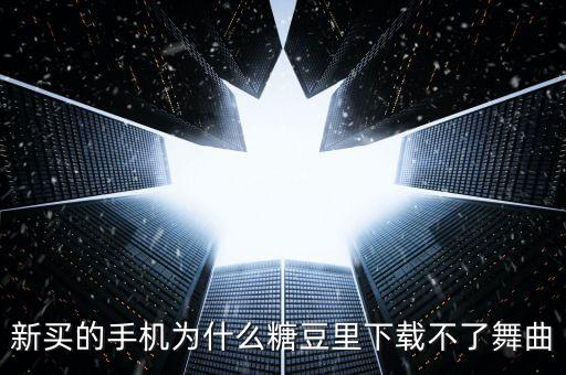 新买的手机为什么糖豆里下载不了舞曲