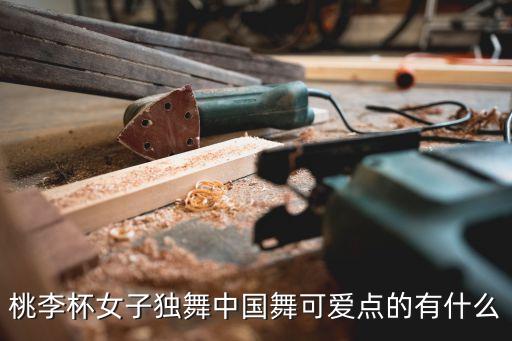 桃李杯女子独舞中国舞可爱点的有什么