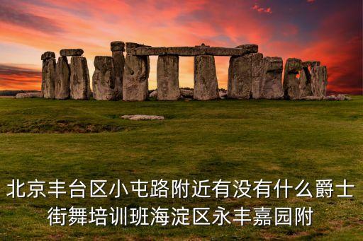 北京丰台区小屯路附近有没有什么爵士街舞培训班海淀区永丰嘉园附