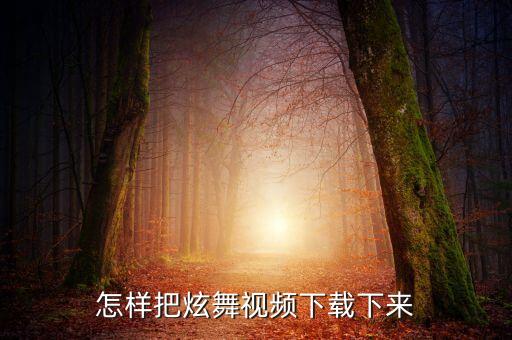 奇舞游戏下载视频怎么下载视频，怎样把炫舞视频下载下来