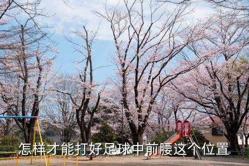 怎样才能打好足球中前腰这个位置