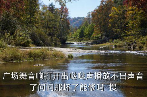 广场舞音响打开出哒哒声播放不出声音了问问那坏了能修吗  搜
